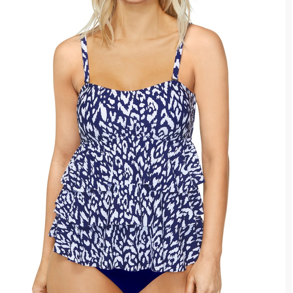 Island Escape Printed Tankini